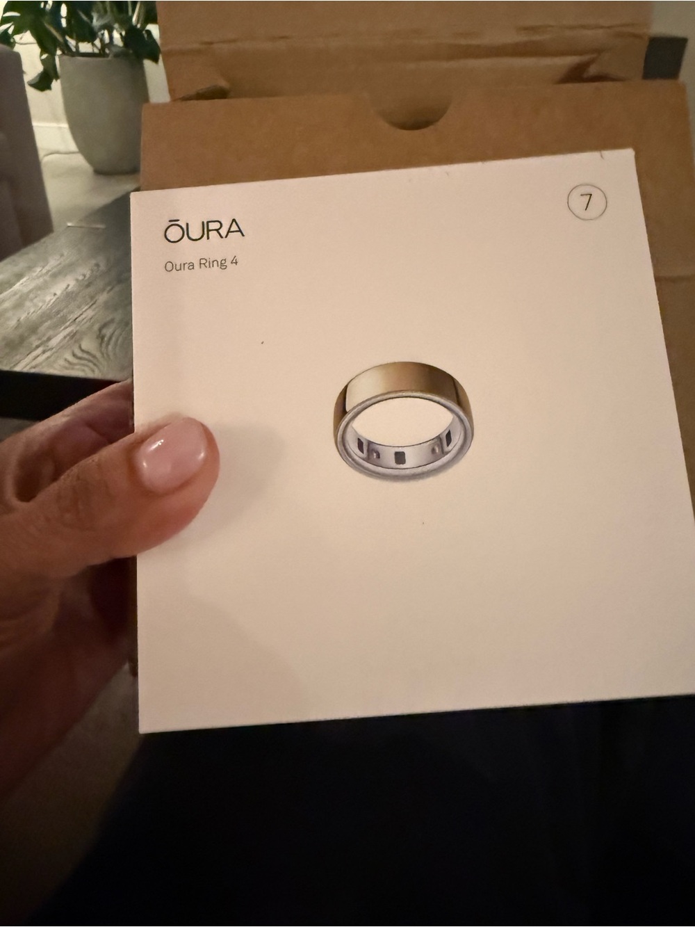 Brand New Oura Ring 4 Boxed - Gold